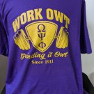 OMEGA PSI PHI FRATERNITY SHORT SLEEVE T-SHIRT PURPLE OMEGA PSI PHI T-SHIRT