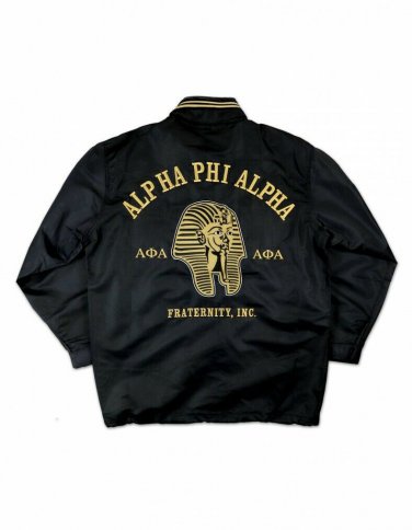 ALPHA PHI ALPHA WINDBREAKER JACKET Alpha Phi Alpha Windbreaker Jacket Coat