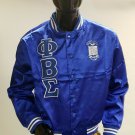 PHI BETA SIGMA FRATERNITY SATIN LETTERMAN JACKET PHI BETA SIGMA BASEBALL JACKET