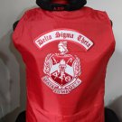 Delta Sigma Theta Sorority Sleeveless Vest Jacket  Red Delta Diva Vest