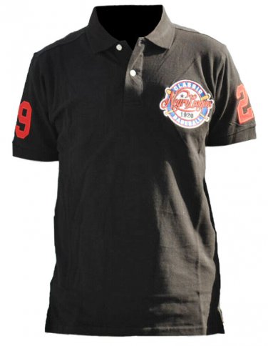 Negro League Baseball Commemorative Polo Shirt NLBM BLACK POLO SHIRT