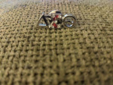Delta Sigma Theta Sorority Fortitude Lapel Pin silver Delta Sigma Theta Pen #1