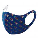 Order of The Eastern Star Face Mask Cover Polyester Blue O.E.S. Face Mask Cover