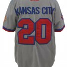 KANSAS CITY MONARCHS NEGRO LEAGUE BASEBALL JERSEY GRAY LIMITED EDITION Jersey