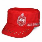 Delta Sigma Theta Sorority Cadet Hat Red Delta Sigma Theta Conductor Cap