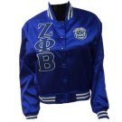 ZETA PHI BETA SORORITY BLUE LETTERMAN JACKET FINER WOMEN HOOD ZETA JACKET