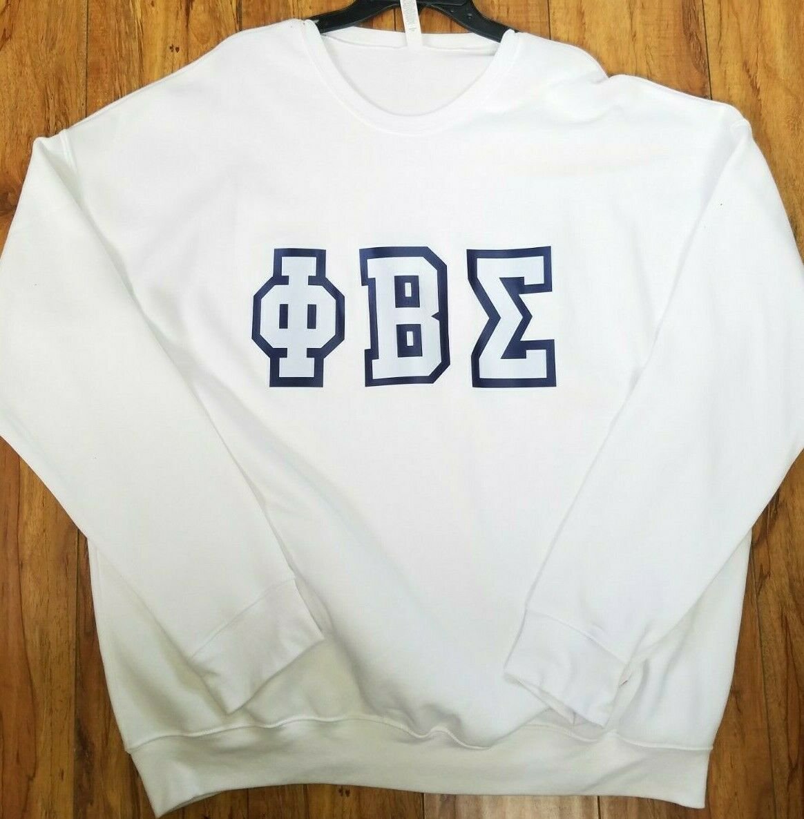 PHI BETA SIGMA FRATERNITY SWEATSHIRT PHI BETA SIGMA WHITE SWEATSHIRT