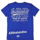 ZETA PHI BETA SORORITY BLUE 100 YEAR CENTENNIAL T-SHIRT FOIL LETTER Z-PHI-B TEE