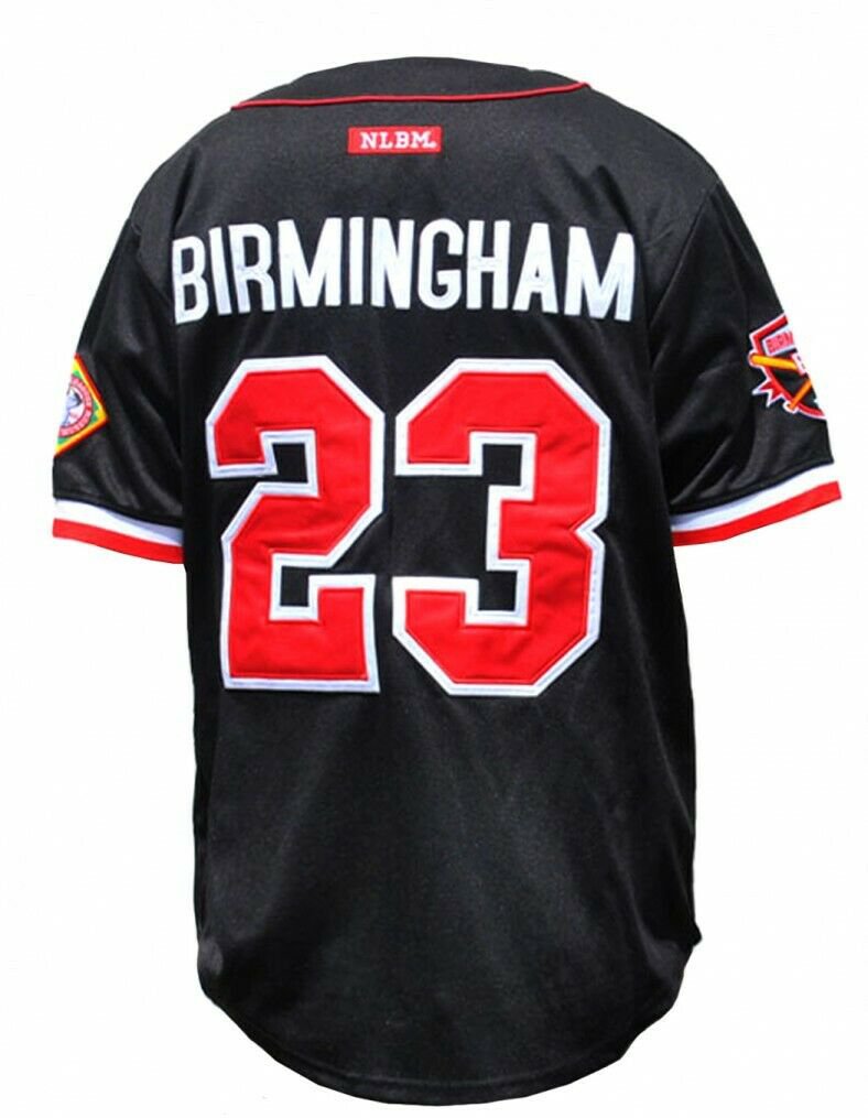 BLACK BARONS NEGRO LEAGUE BASEBALL JERSEY BLACK NEGRO LEAGUE JERSEY