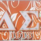 Delta Sigma Theta Sorority Mirror License Plate Frame Silver Divine 9 Frame #6