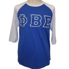 PHI BETA SIGMA FRATERNITY T-SHIRT 1914 Phi Beta Sigma Fraternity Baseball Tee #1