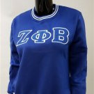 ZETA PHI BETA SORORITY Blue Crew neck sweatshirt 1920 HOWARD UNIVERSITY