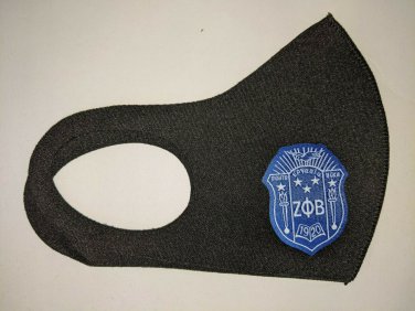 Zeta Phi Beta Sorority Face Mask Cover Black Zeta Phi Beta Face Cover Z-PHI  #4