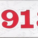 Delta Sigma Theta Sorority Mirror License Plate Frame Silver Divine 9 Frame #1