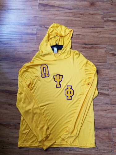 OMEGA PSI PHI FRATERNITY Light weight Pullover Hoodie Gym Casual Hoodie