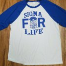 PHI BETA SIGMA FRATERNITY BASEBALL RAGLAN T-SHIRT PHI BETA SIGMA FOR LIFE TEE