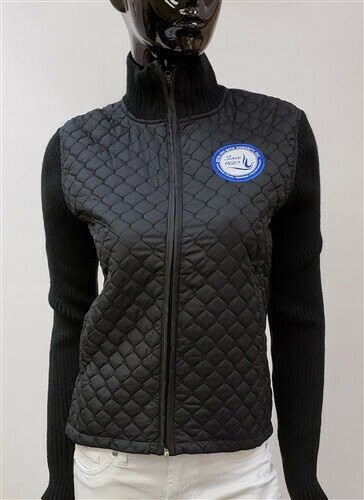 Zeta Phi Beta Sorority Sweater Jacket Black Zeta Phi Beta Padded Jacket
