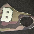 LETTER B CUSTOM Camouflage Face Mask