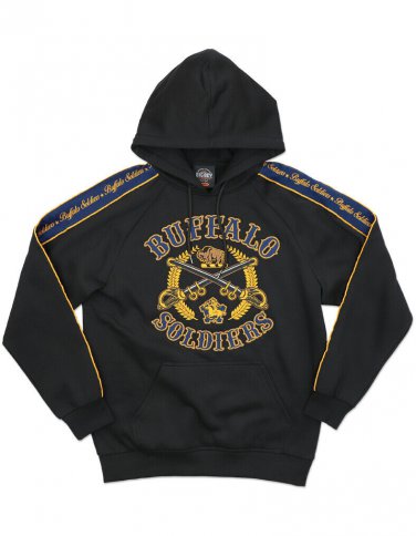 BUFFALO SOLDIER  US ARMY Pullover Hoody Jacket 1866 9th 10th cavalry Hoodie ARMY