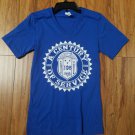 ZETA PHI BETA SORORITY V-NECK T-SHIRT 100 YEAR ZETA PHI BETA BLUE V-NECK SHIRT