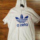 Zeta Phi Beta White Short Sleeve Hoodie A ZETA PHI BETA White Pullover Hoodie
