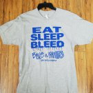 PHI BETA SIGMA FRATERNITY T-shirt Gray Phi Beta Sigma eat sleep bleed T-Shirt