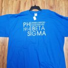 PHI BETA SIGMA FRATERNITY T shirt  Blue Phi Beta Sigma fraternity T-shirt
