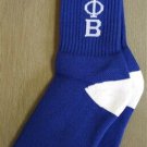 ZETA PHI BETA BLUE SORORITY SOCKS SORORITY SOCK WOMENS TUBE SOCKS SZ 6-11 #6