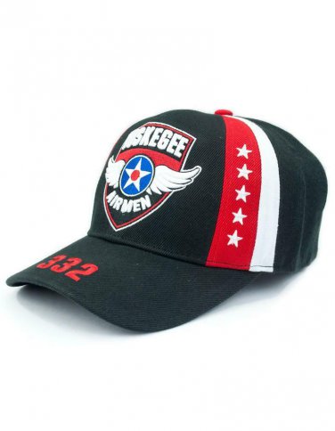 TUSKEGEE AIRMAN  BASEBALL CAP TUSKEGEE AIRMEN RED TAILS HAT USA AIR FORCE #7