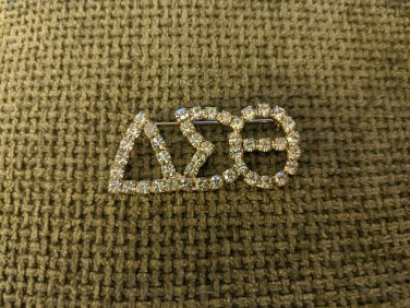 Delta Sigma Theta Sorority Fortitude Lapel Pin Crystal Delta Sigma Theta Pen