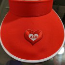 DELTA SIGMA THETA SORORITY SUN VISOR HAT RED DELTA SIGMA THETA VISOR 1913