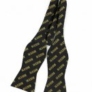 Freemason Masonic Fraternity Bow Tie Self Tie Monogram  Silk Self Bow Tie