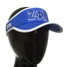 ZETA PHI BETA SORORITY BLUE SUN VISOR HAT CAP
