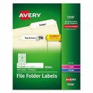 Avery File Folder Labels for Laser and Ink Jet Printers TrueBlock Technology