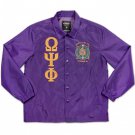 OMEGA PSI PHI FRATERNITY PURPLE LINE JACKET  MEDIUM TO 5XL