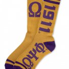 OMEGA PSI PHI FRATERNITY PURPLE TUBE SOCKS