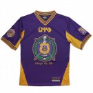 OMEGA PSI PHI FRATERNITY PURPLE FOOTBALL JERSEY  MEDIUM TO 5XL