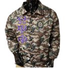 OMEGA PSI PHI FRATERNITY CAMOFLAUGE LINE JACKET  MEDIUM TO 6XL