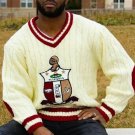 KAPPA ALPHA PSI FRATERNITY V-NECK SWEATER Crimson  PHI NU PI SWEATER TOP