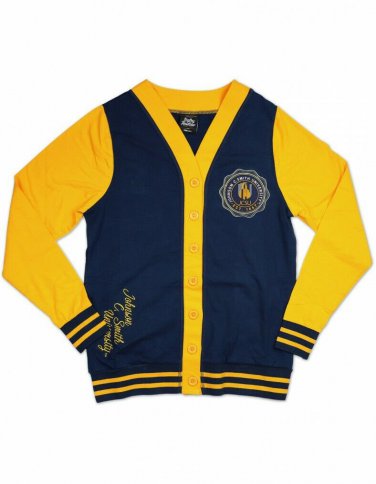 JOHNSON C. SMITH UNIVERSITY cardigan sweater Ladies HBCU Lightweight cardigan