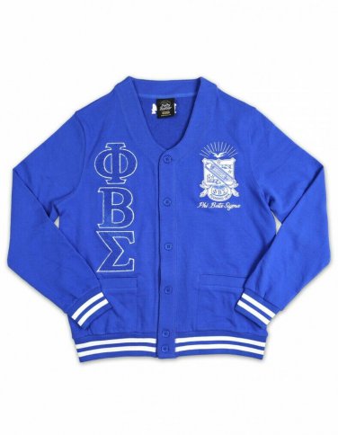 PHI BETA SIGMA FRATERNITY CARDIGAN SWEATER 1914 GOMAB LIGHTWEIGHT CARDIGAN