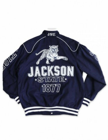 JACKSON STATE UNIVERSITY RACE JACKET HBCU RACE COATE HISTORICALLY BLACK COLLEGE