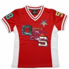 Order of the Eastern Star Jersey OES Sorority Red Football Jersey