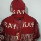 Kappa Alpha Psi Fraternity Scarf Beanie Set Phi Nu Pi Nupe 2pc Scarf and beanie