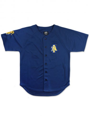 NORTH CAROLINA A&T UNIVERSITY BASEBALLL JERSEY  HBCU College Baseball Jersey