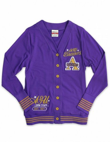 ALCORN STATE UNIVERSITY cardigan sweater Ladies  HBCU cardigan