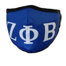 Zeta Phi Beta Sorority Face Mask Cover Blue Zeta Phi Beta  Face Mask Cover