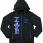 ZETA PHI BETA SORORITY WINDBREAKER JACKET 1920 BLACK ZETA WINDBREAKER JACKET