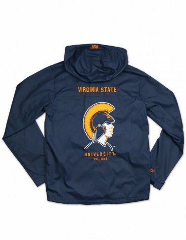 VIRGINIA STATE UNIVERSITY WINDBREAKER  HISTORICALLY BLACK COLLEGE JACKET HBCU