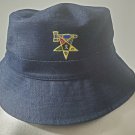 Order of the Eastern Star Bucket Hat  Masonic Bucket Hat Denim Bucket Hat